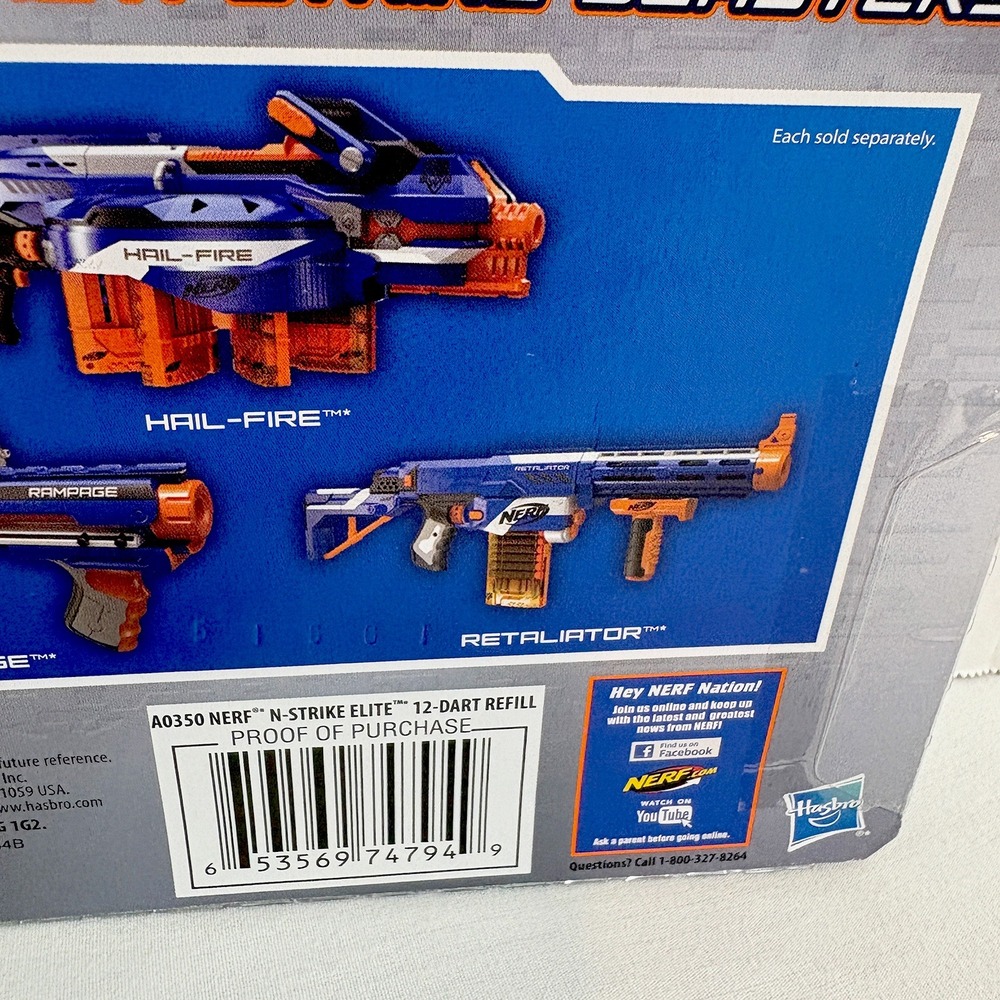 Nerf N-Strike Elite 12 Dart Refill Pack Brand New Sealed - Picture 5 of 9